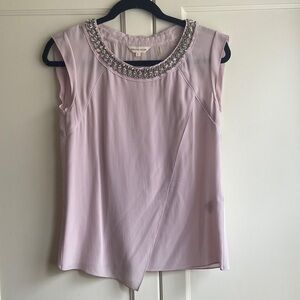 Rebecca Taylor Lilac Embellished Blouse Size 2